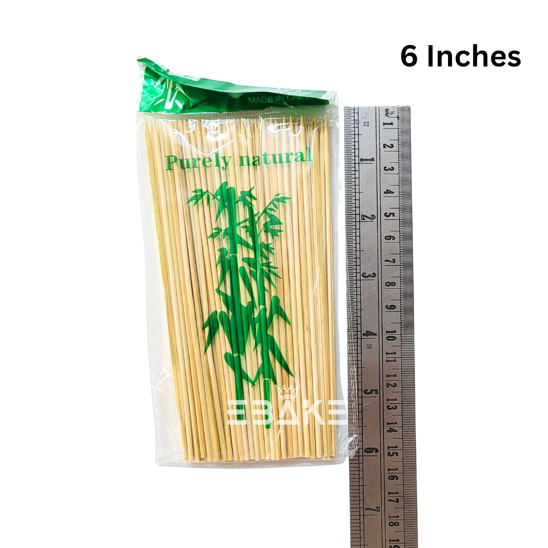 6 Inches Bamboo Wooden Skewers / Barbeque Stick