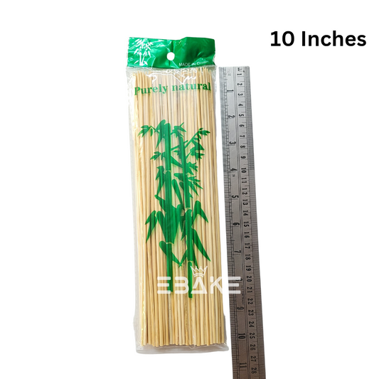 10 Inches Bamboo Wooden Skewers / Barbeque Stick