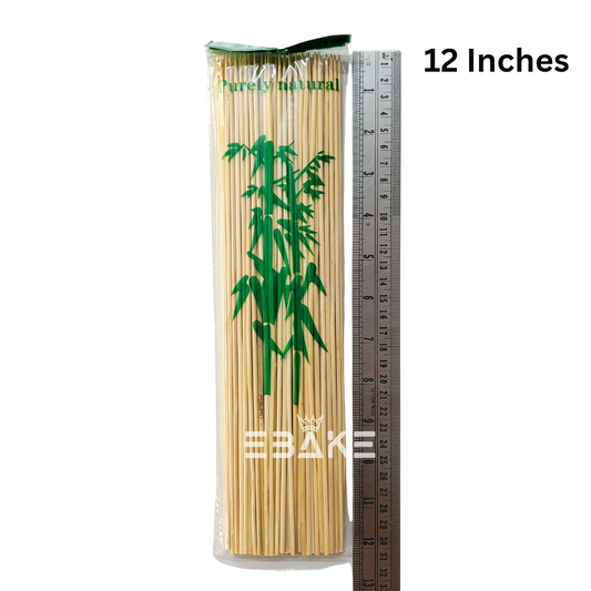 12 Inches Bamboo Wooden Skewers / Barbeque Stick