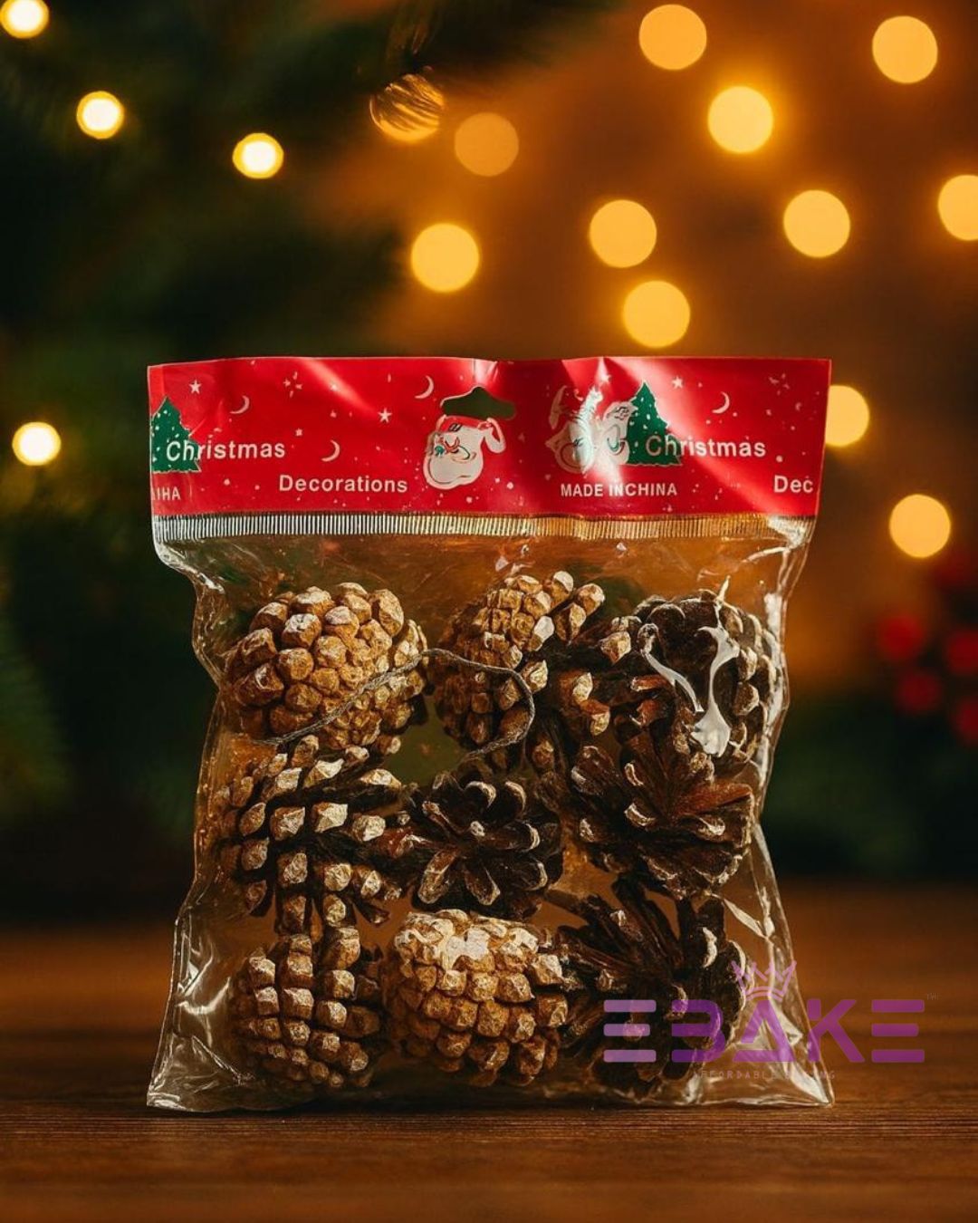 Pinecones / Christmas Tree Ornaments 9412 (Set of 9)