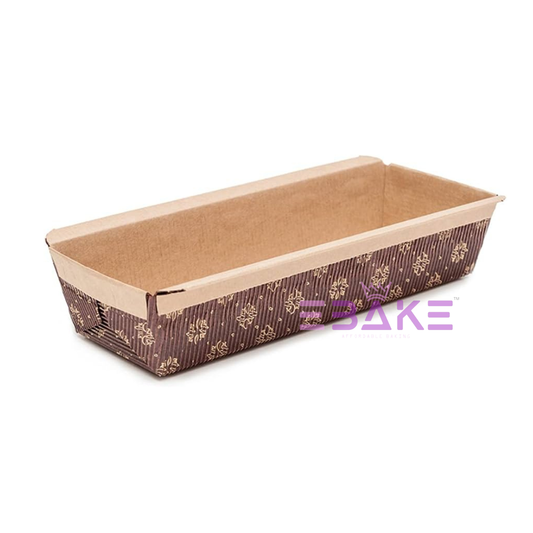 Loaf Cake Mould, Plum Cake Mould Bake And Serve Brown Kraft Large (Set of 5 Pieces)