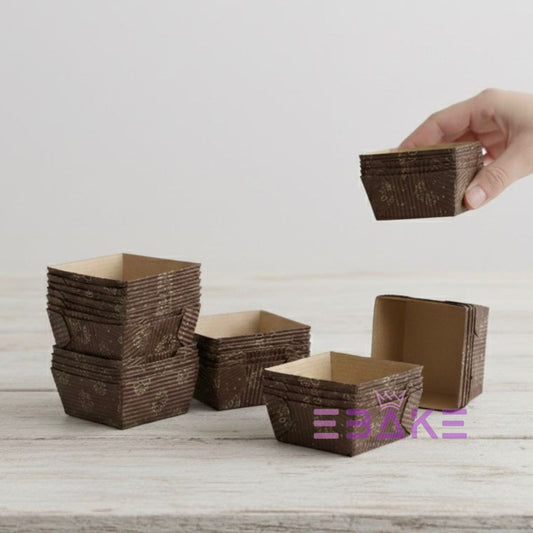 Brownie Square Mini / Mini Square Mould (Set of 50 Pieces)