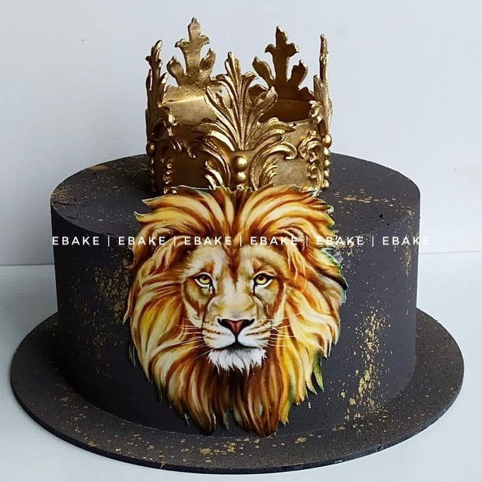 Lion Edible Theme Topper