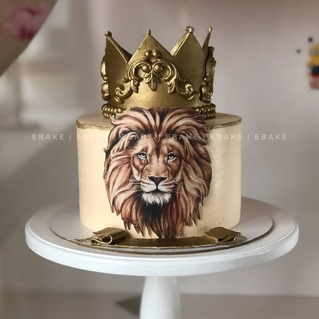 Lion Edible Theme Topper