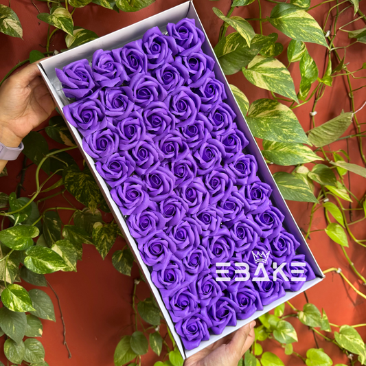 Scented Rose - Purple Full Box (50 Pieces)
