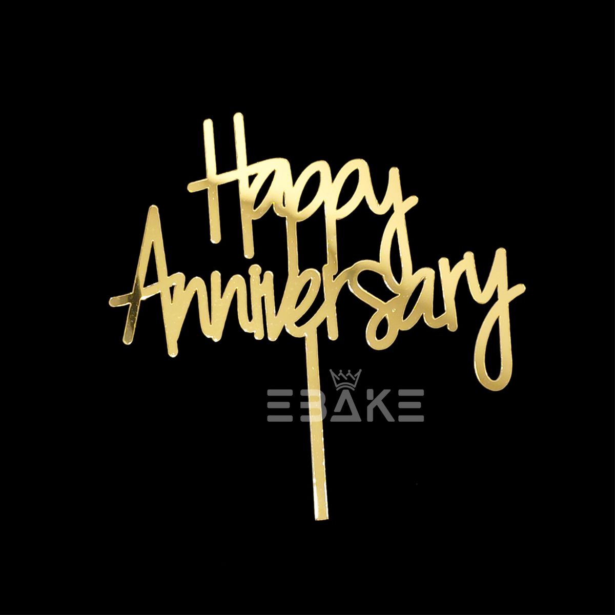 Happy Anniversary Cake Topper