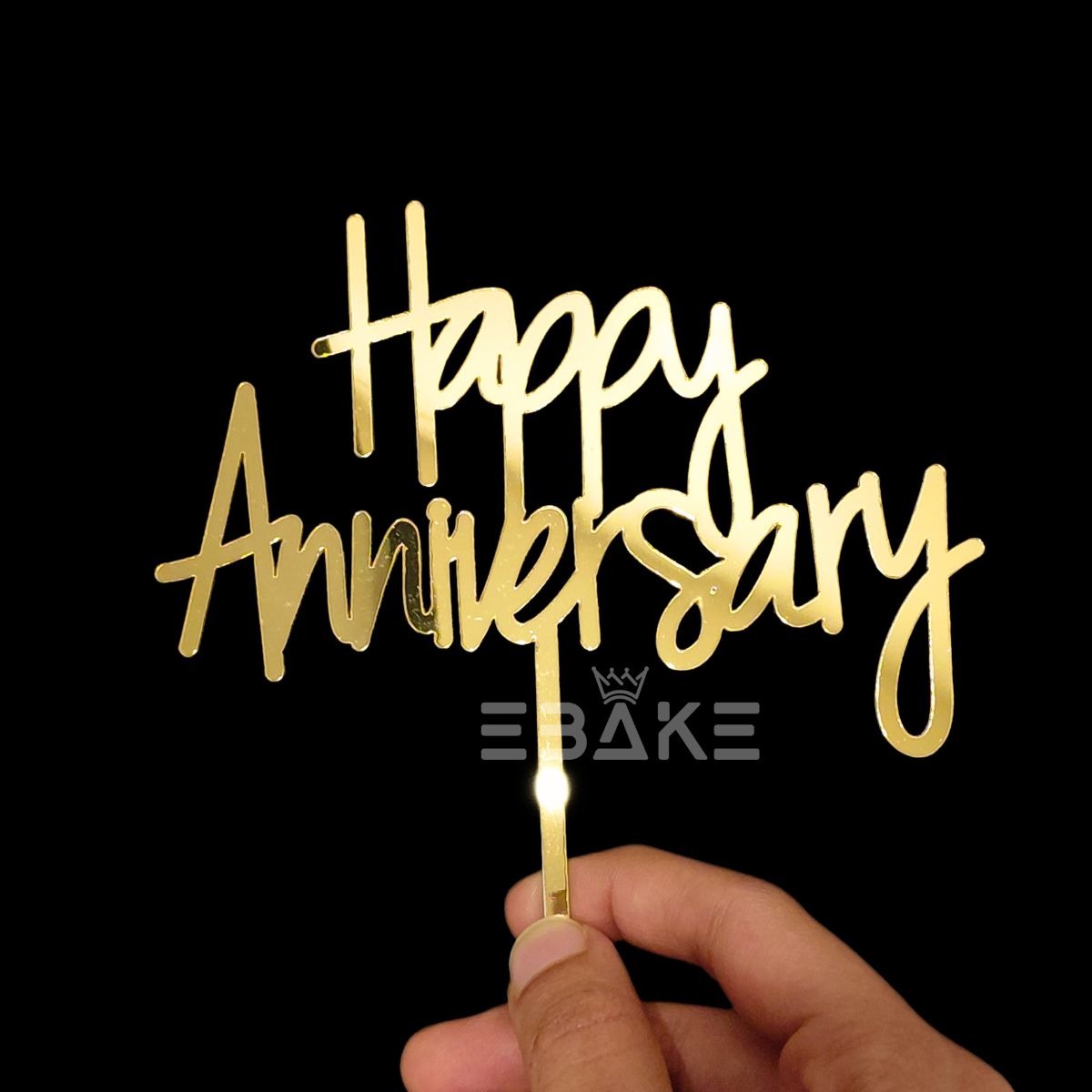 Happy Anniversary Cake Topper