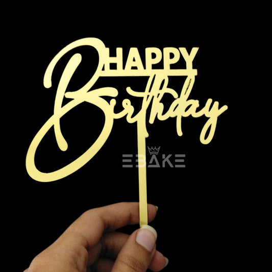 Happy Birthday Cake Topper