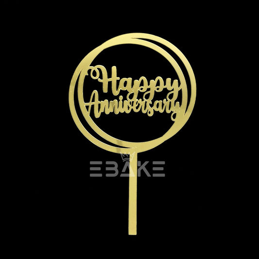 Happy Anniversary Cake Topper new