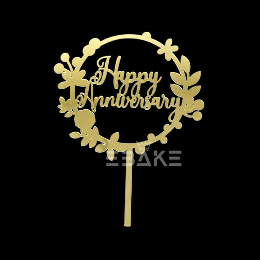 Happy Anniversary Cake Topper new