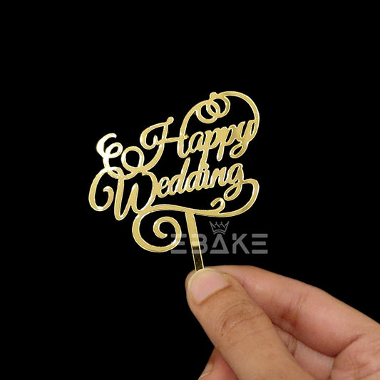 Happy Wedding Mini Topper