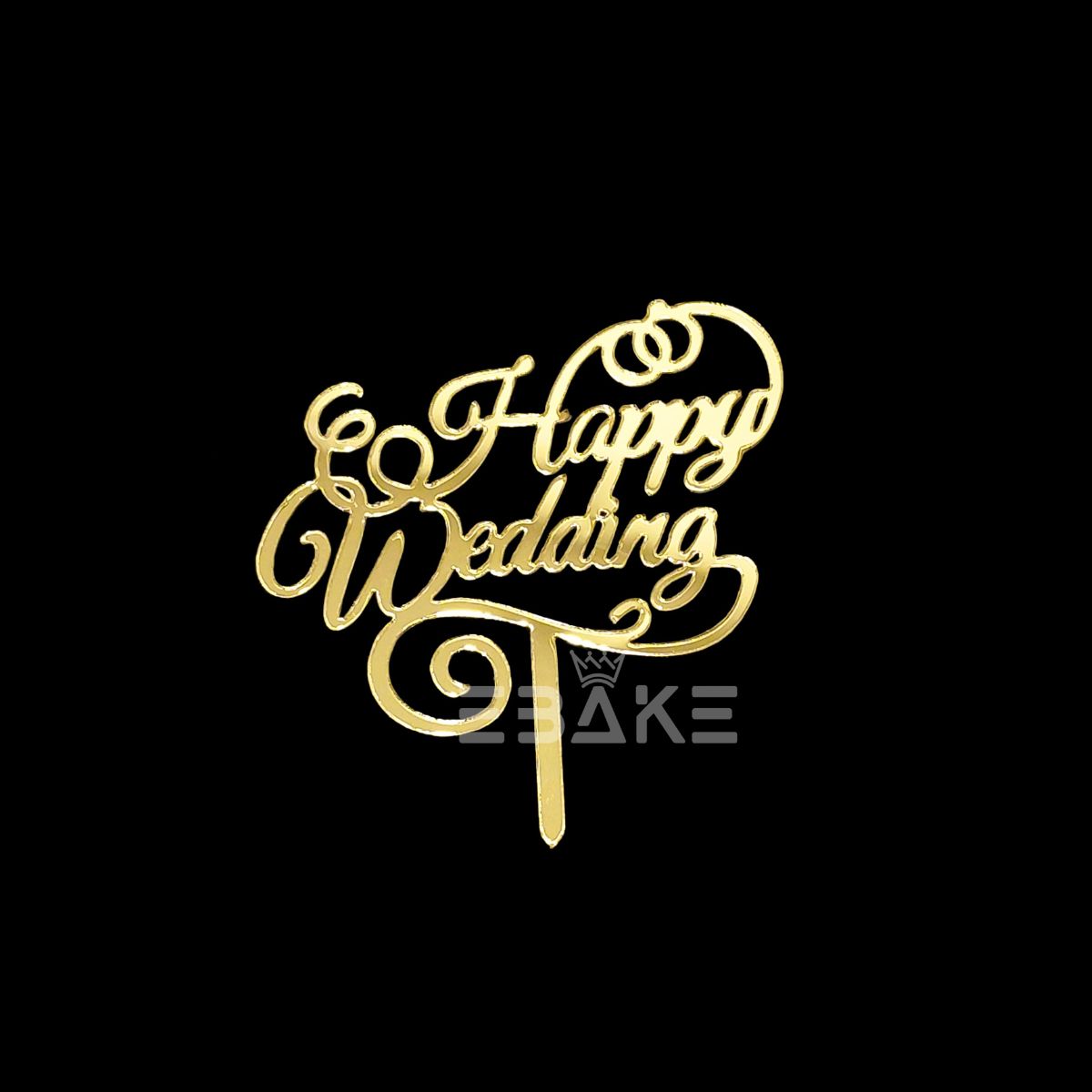 Happy Wedding Mini Topper