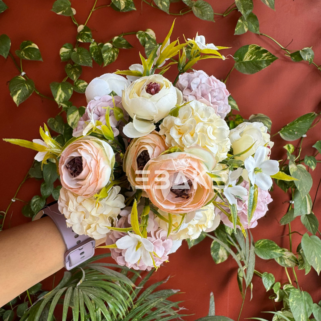 A1026 Peony & Hydrangea Bunch (Peonies, Hydrangea & Fillers)