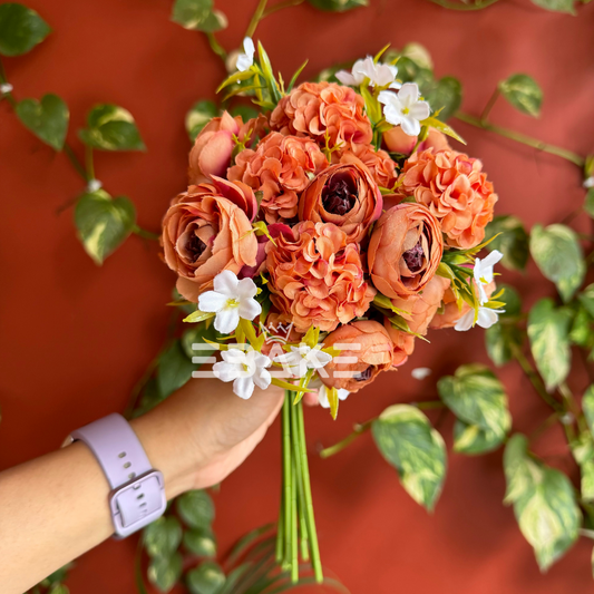 A1027 Peony & Hydrangea Bunch (Peonies, Hydrangea & Fillers)