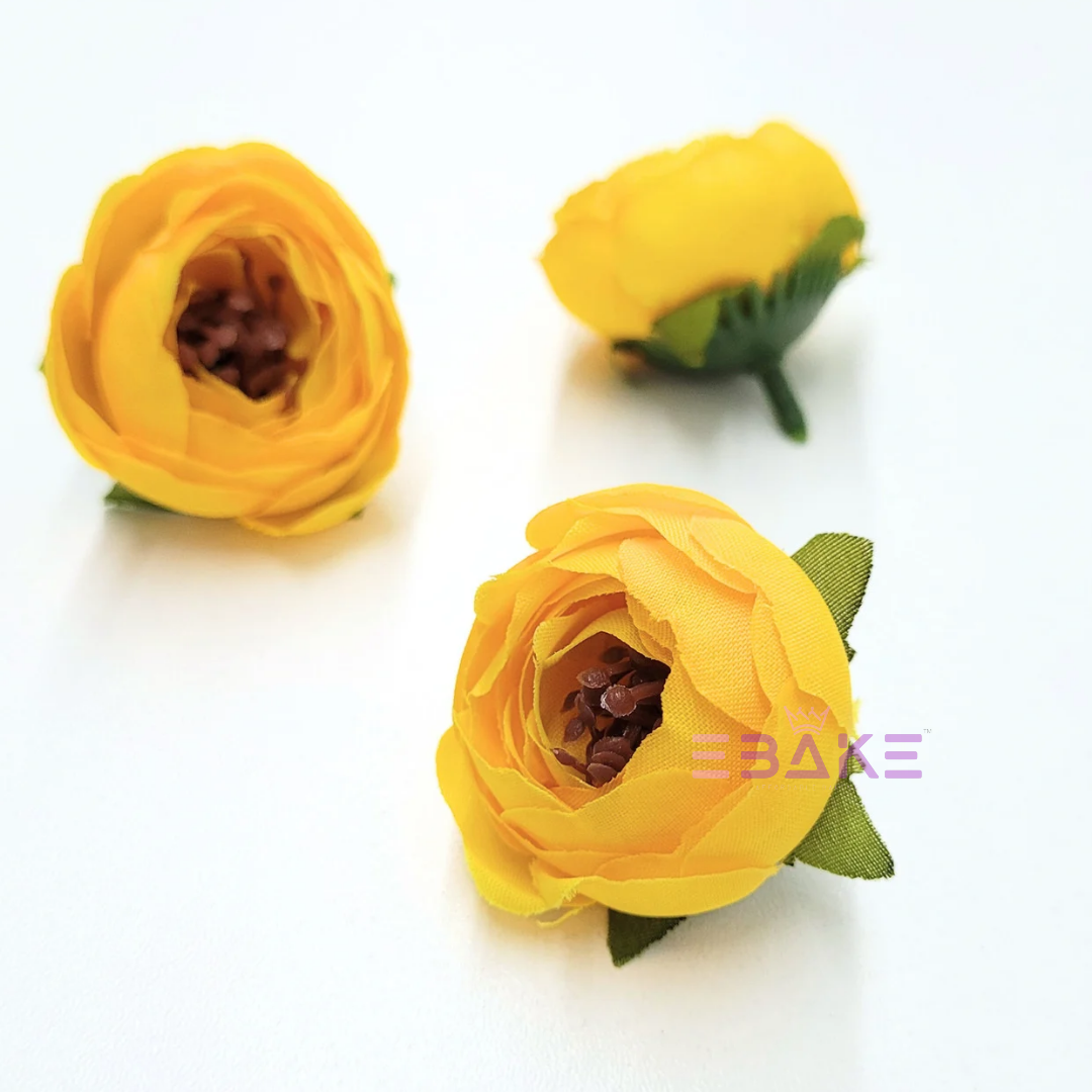 Small Peony - A194 Yellow (Single Piece)