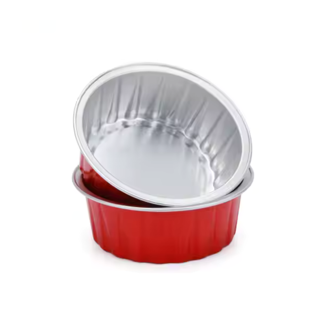 Aluminium Foil Baking Cups With Lids