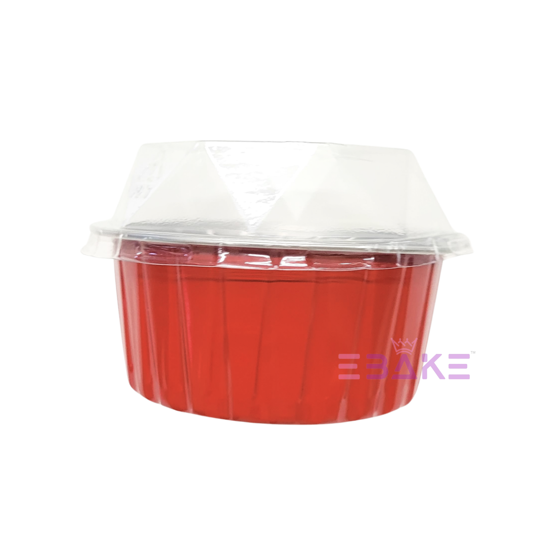 Aluminium Foil Baking Cups With Lids