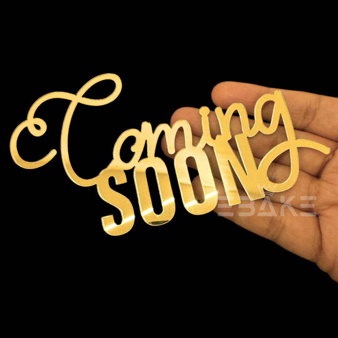 Coming Soon Baby Shower Cutout