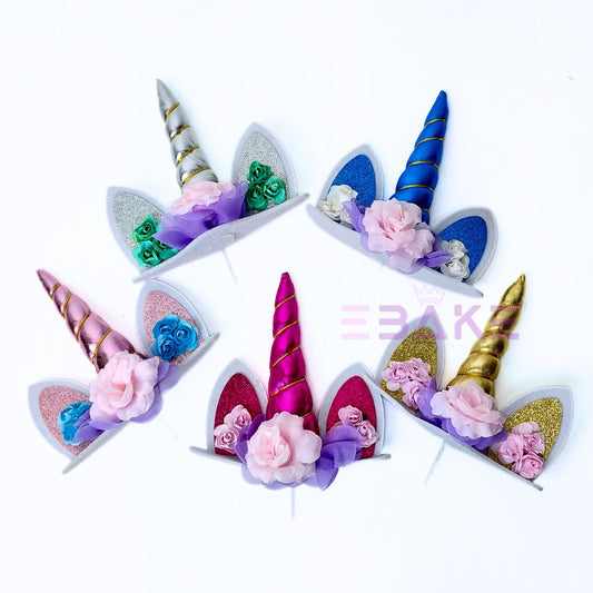 Unicorn Topper - Assorted Colours (Single Piece)