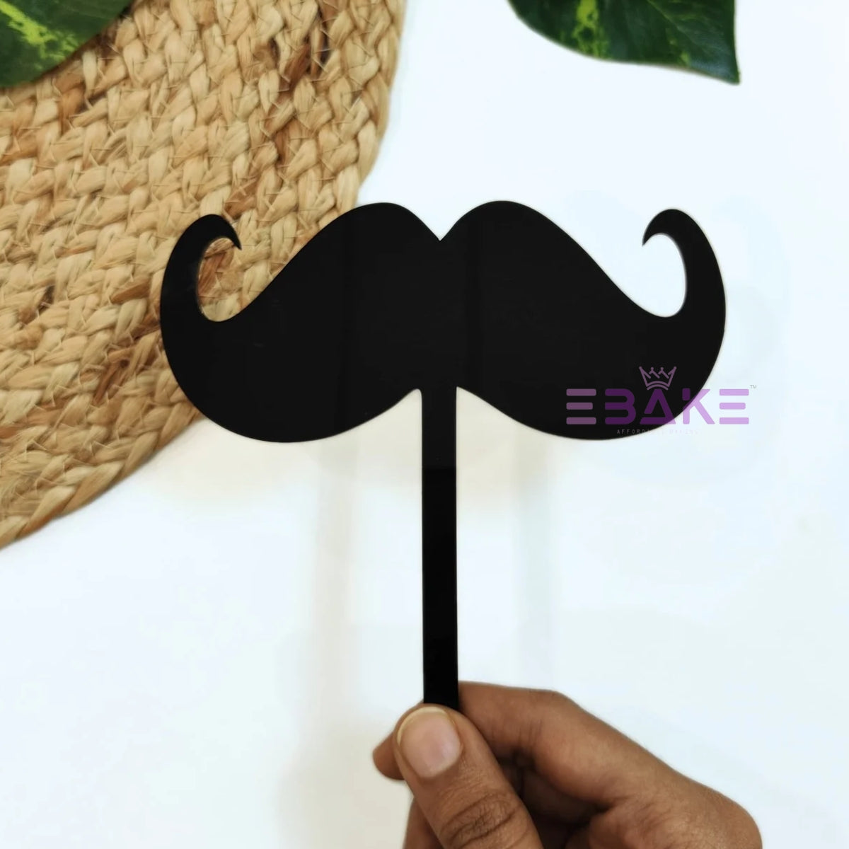 Mustache Cake Topper Black (Moustache)