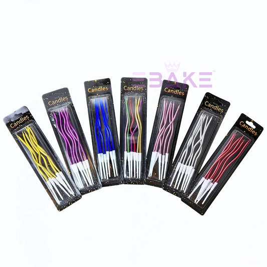Metallic Candles Combo (Set of 7 Colours)