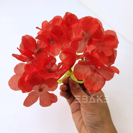 Hydrangea Flowers - A1070 Red