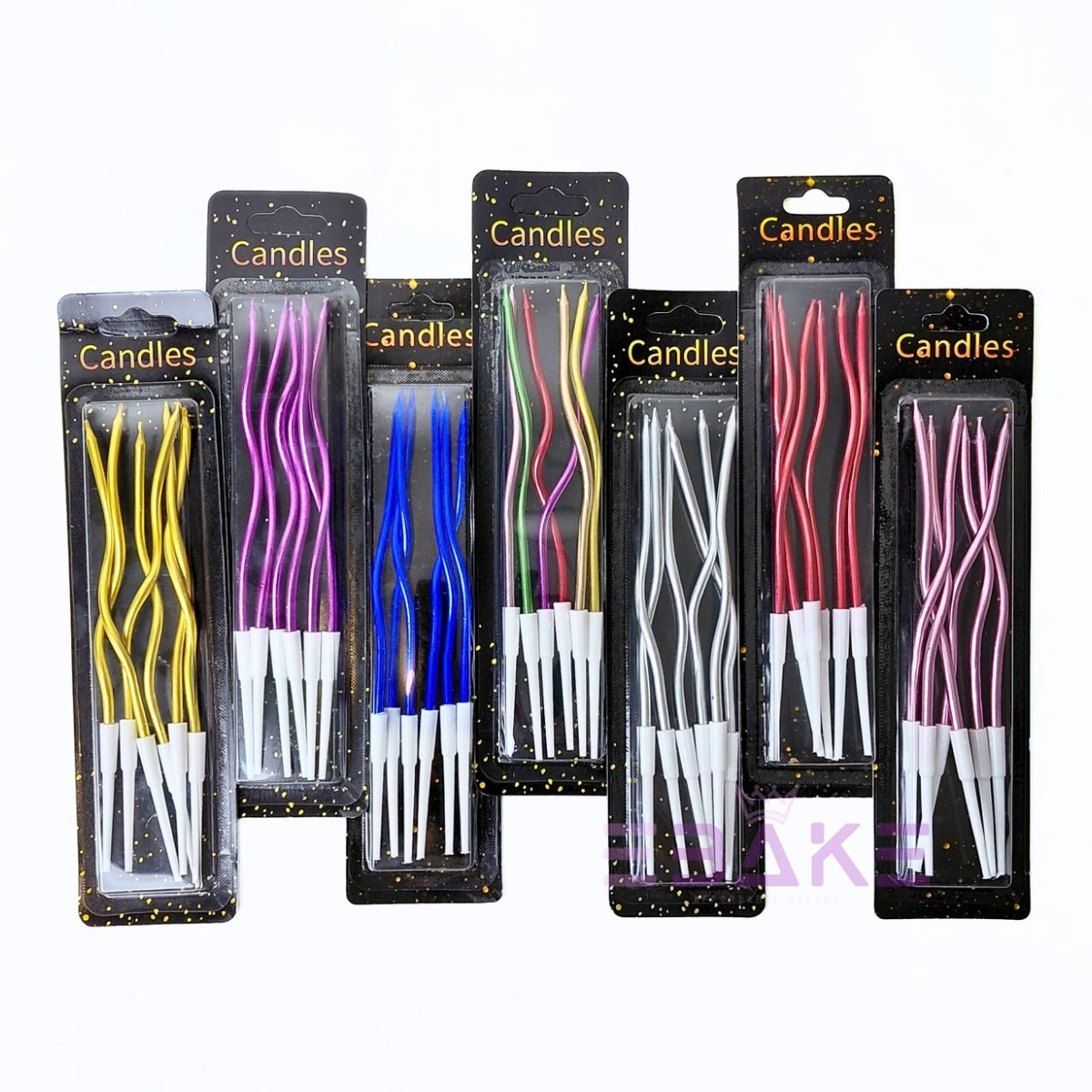 Metallic Candles Combo (Set of 7 Colours)