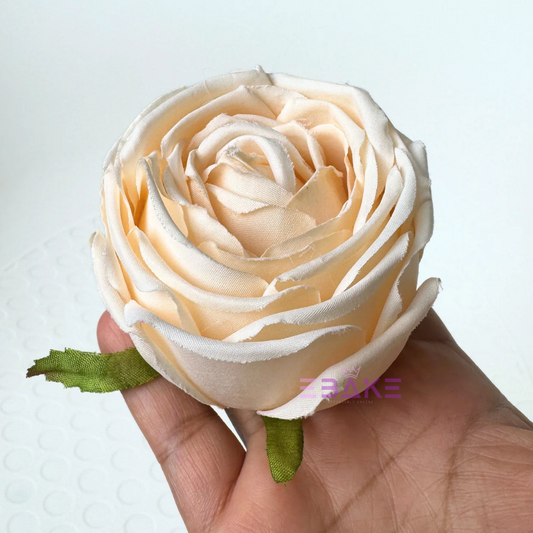 Cabbage Rose - A890 Light Cream (Single Piece)