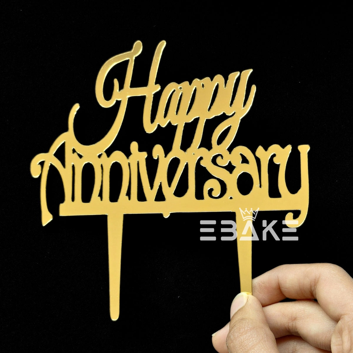 Happy Anniversary Cake Topper