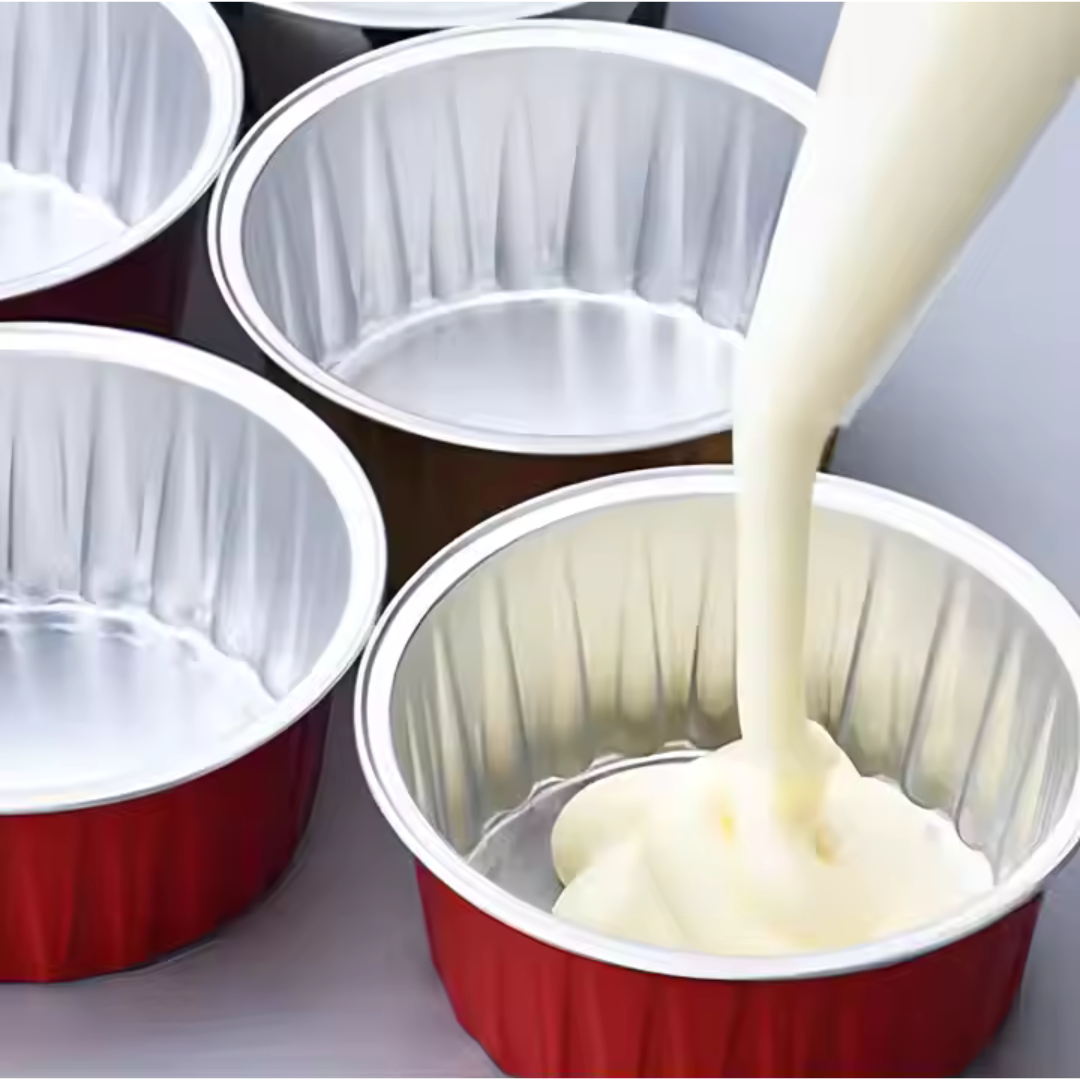 Aluminium Foil Baking Cups With Lids