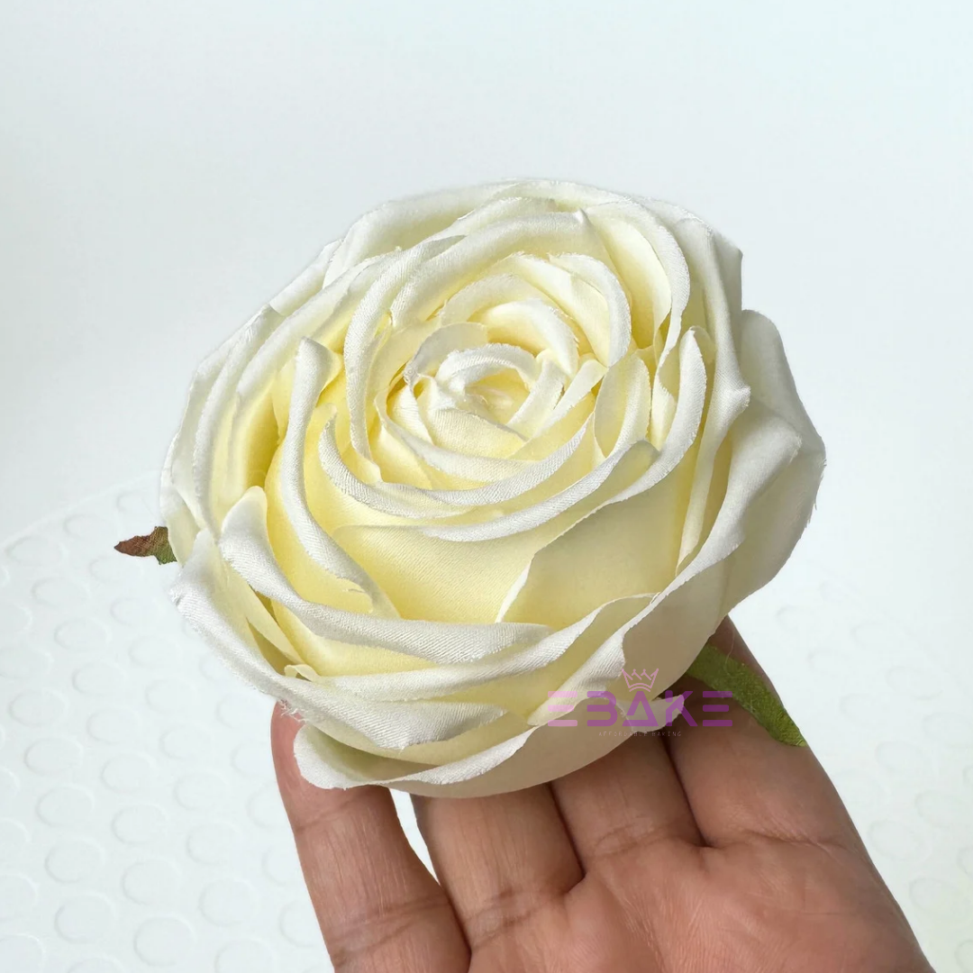 Cabbage Rose - A601 Off White (Single Piece)