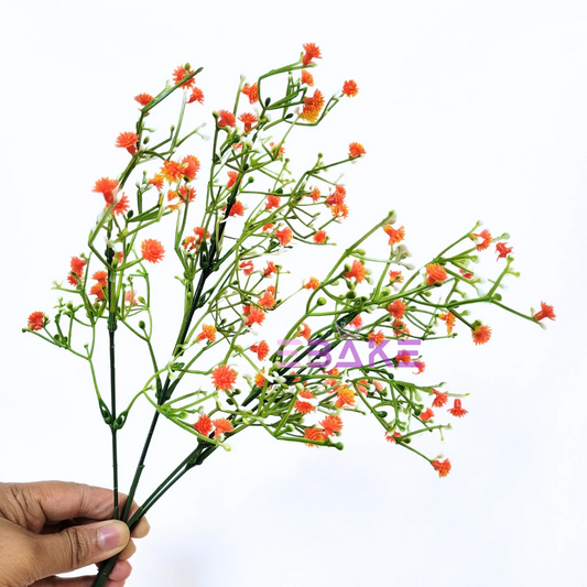 A1562 Artificial Baby's Breath Filler Bunch - Orange