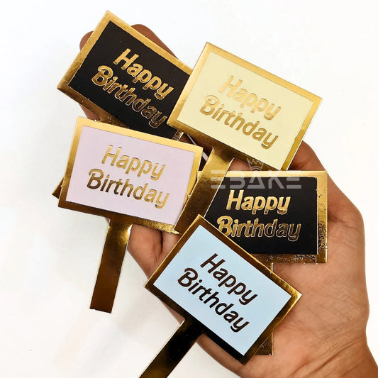 Birthday Paper Tags (Set Of 100 Pieces)