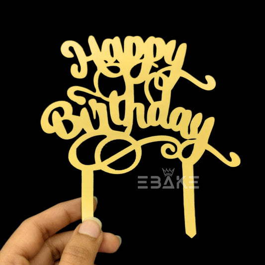 Happy Birthday Cake Topper