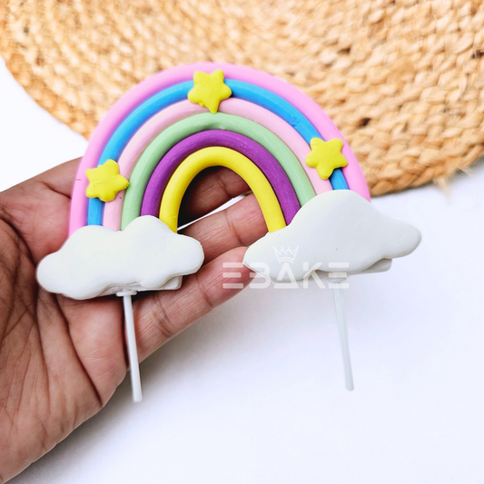 Rainbow Cake Topper