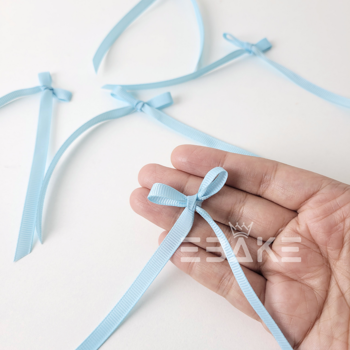 Trending Ribbon Cake Bow - Light Blue (Set of 5 pcs)