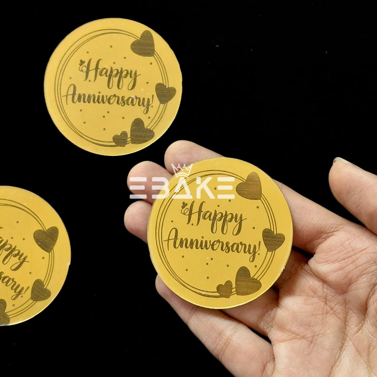 Happy Anniversary Coin Topper 2" (Set of 10)