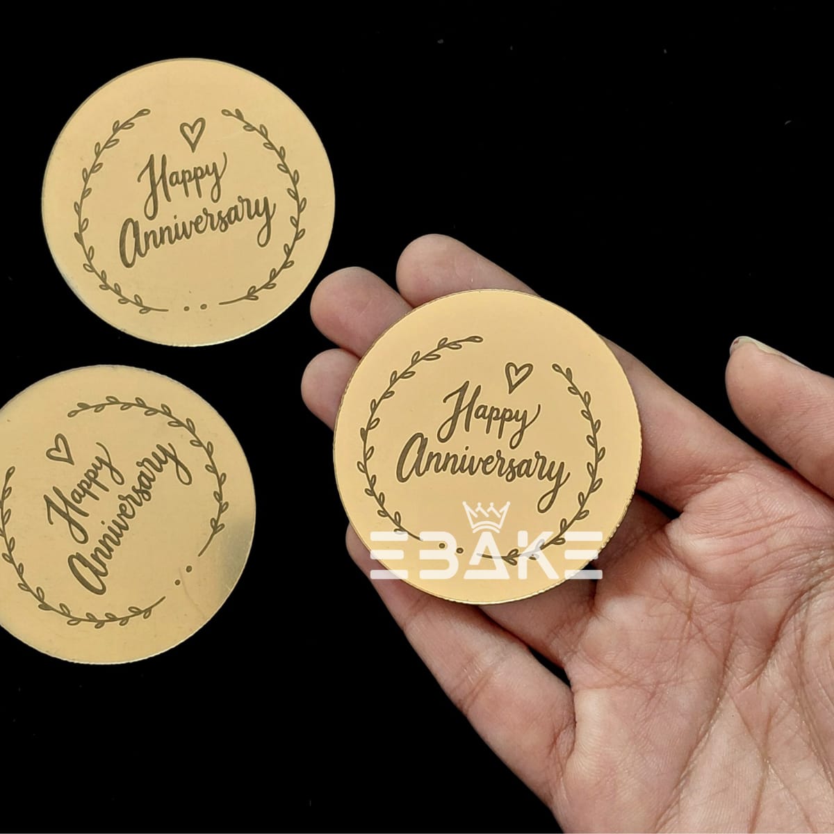 Happy Anniversary Coin Topper 2" (Set of 10)