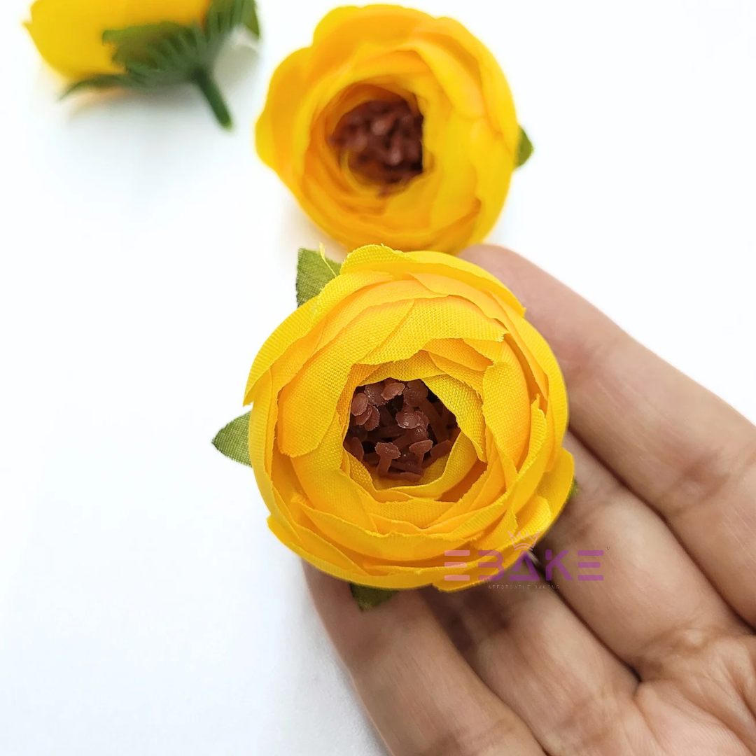 Small Peony - A194 Yellow (Single Piece)