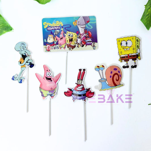 Sponge Bob Theme Paper Topper Set