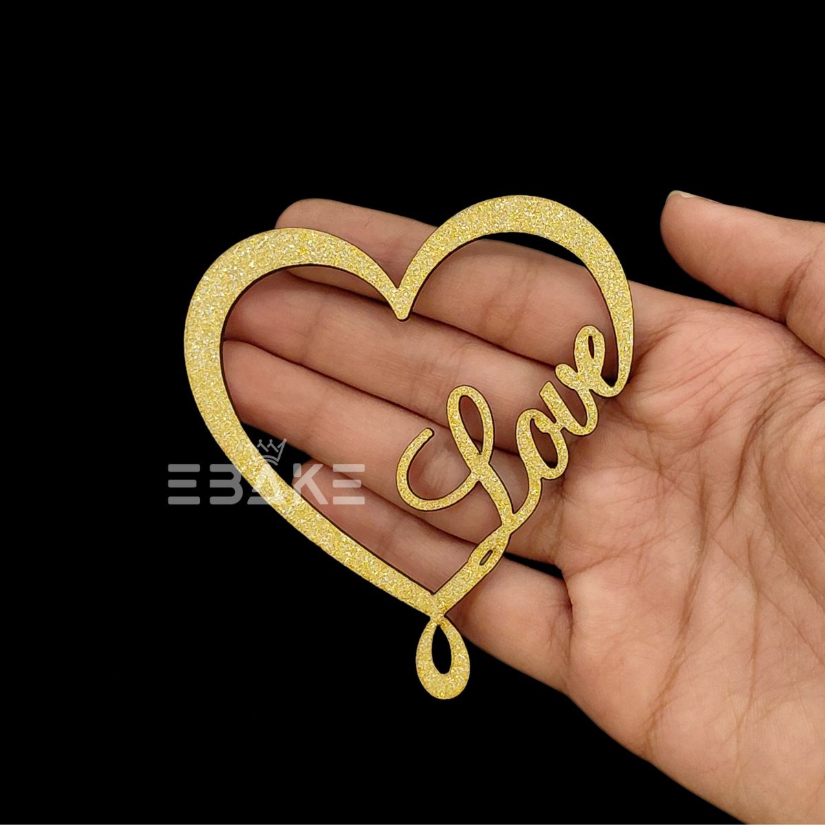Love Charm/ Mini Cutout 3” MDF