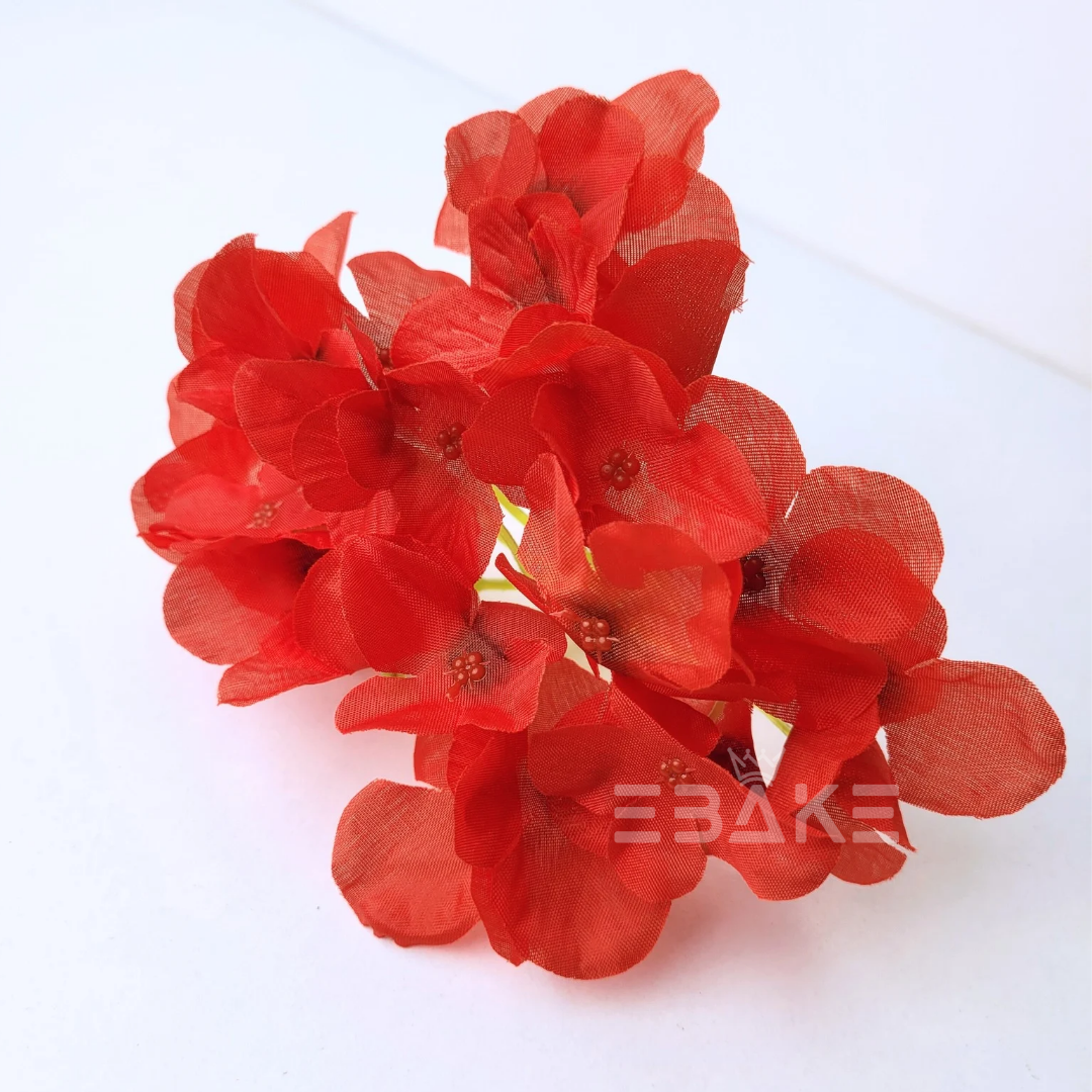 Hydrangea Flowers - A1070 Red