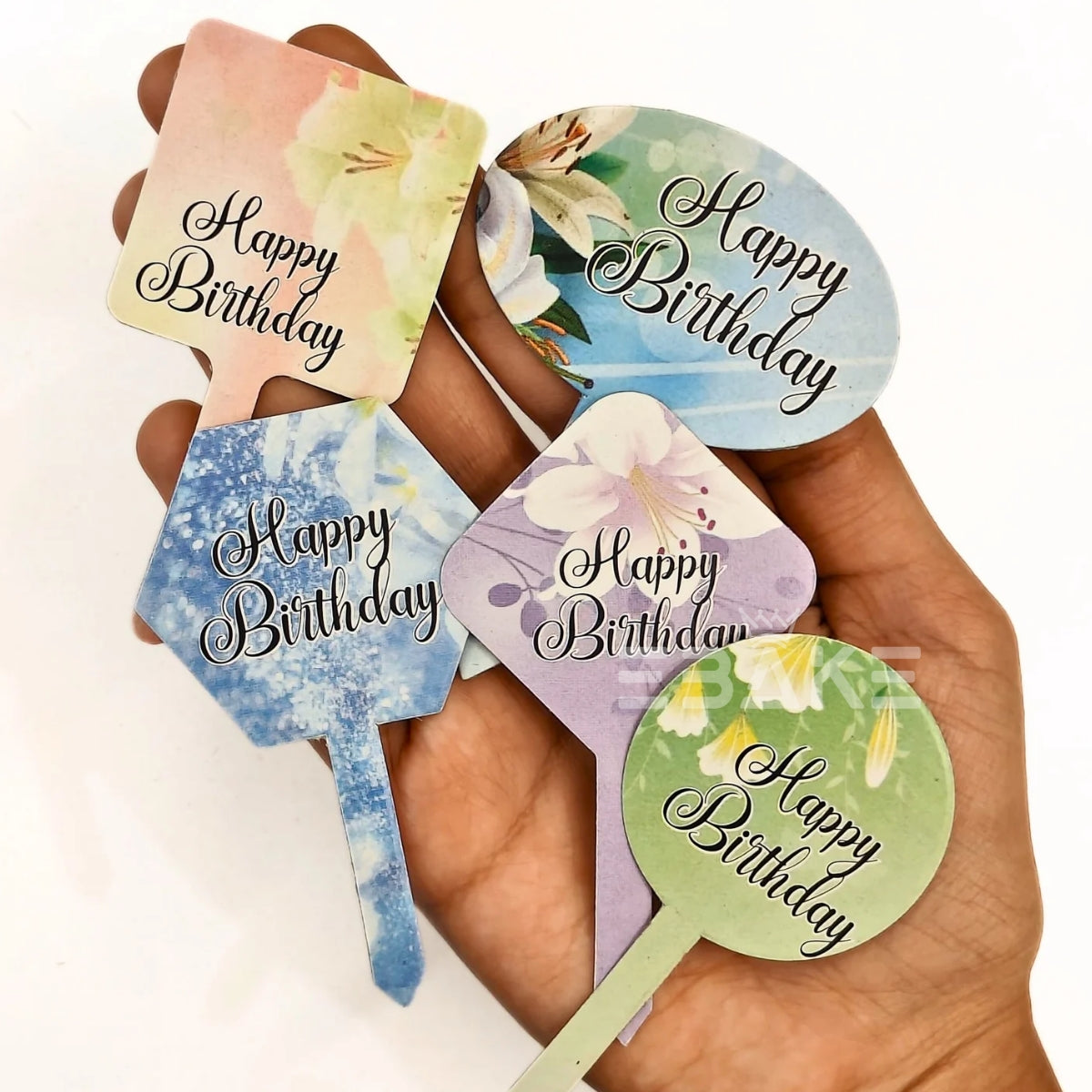 Birthday Paper Tags (Set Of 100 Pieces)