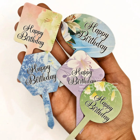 Birthday Paper Tags (Set Of 100 Pieces)