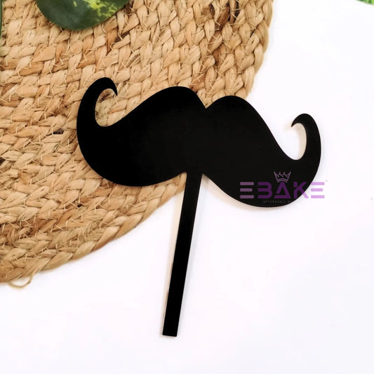 Mustache Cake Topper Black (Moustache)