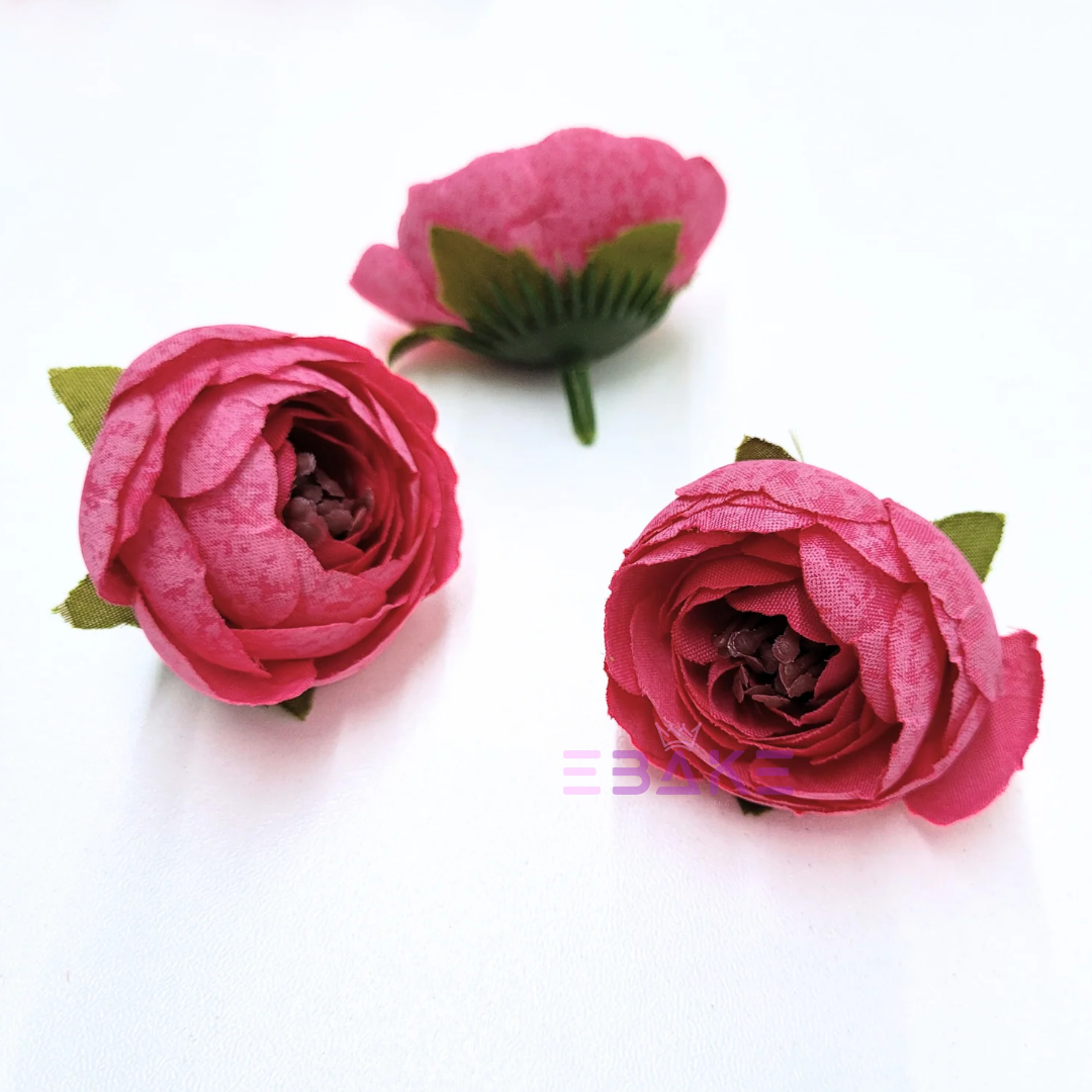 Small Peony - A162 Cerise (Single Piece)