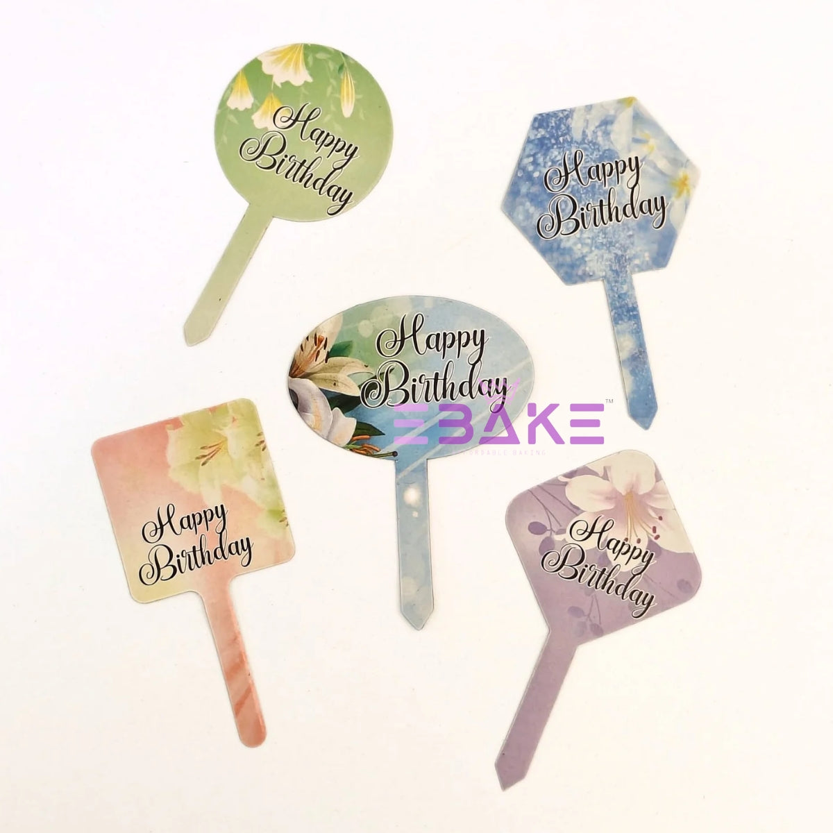 Birthday Paper Tags (Set Of 100 Pieces)