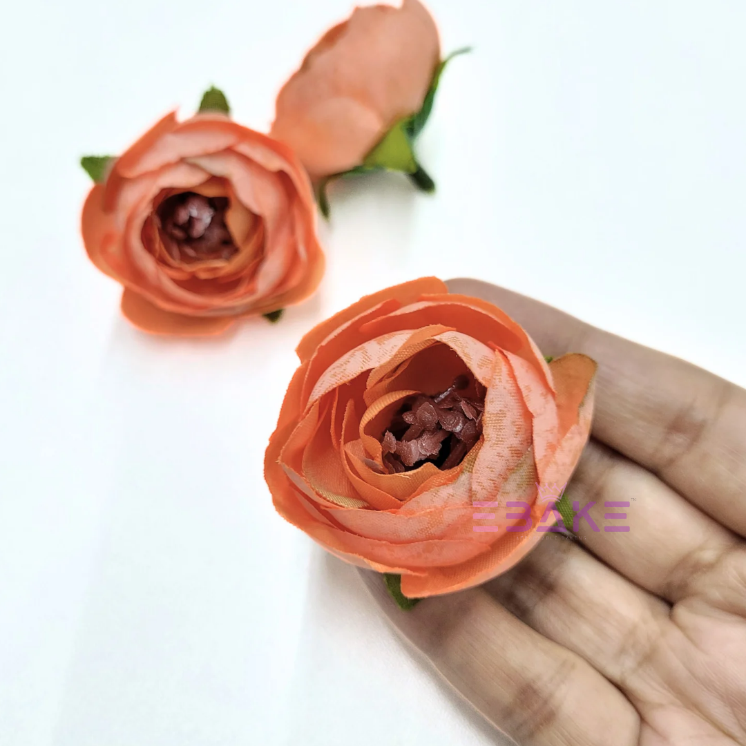 Small Peony - A737 Orange