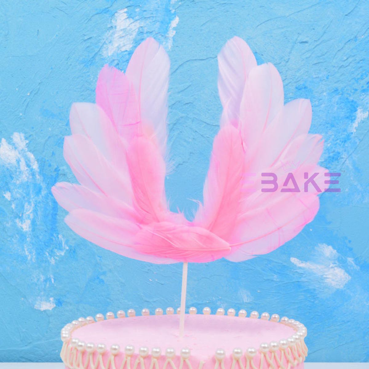 Feather Wings - Pink (Single Piece)