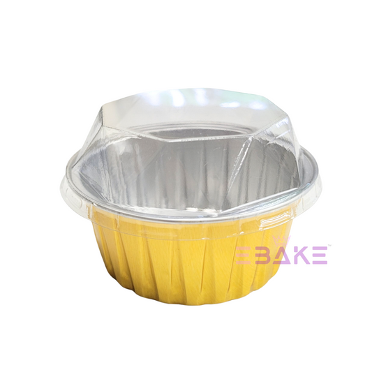 Aluminium Foil Baking Cups With Lids